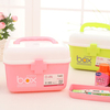 Double Removable Jewelry Box Cosmetic Storage Box Household Medicine Box