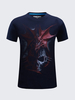 Dragon Skeleton 3D Animal Printing Tops Casual Personality Plus Size Short Tees For Men