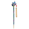Drop Oil Hairpin Retro Flower Rhinestone Tassel Hairpin