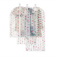 Dust-Proof Waterproof Hanging Clothing Cover Storage Bag Garment Suit Coat Wardrobe Dust Protector