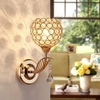 E27 Modern Crystal Wall Light Living Room Corridor Balcony Lamp 220V Wall Lamp