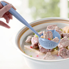 Eco-Friendly 2 in 1 Soup Spoon Long Handle Porridge Spoons with Filter Dinnerware Cooking Tools