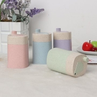 Eco-friendly Toothpicks Storage Box Jar Pressing Type Automatic Toothpick Box Holder