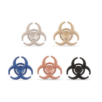 ECUBEE Colorful EDC Hand Spinner Fidget Gadget Tri-Spinner Finger Focus Reduce Stress Gadget