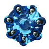 ECUBEE EDC Aluminum Alloy Stainless Steel Bearing Hand Spinner Fidget Spinners Gadget Finger Spinner