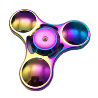 Ecubee EDC Colorful Fidget Hand Spinner Gadget Tri-Spinner Finger Reduce Stress Gadget