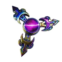 ECUBEE EDC Hand Spinner Colorful Fidget Spinner Tri-Spinner Finger Gadget