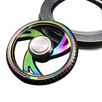 ECUBEE EDC Wheel Shape Hand Spinner Fidget Spinner Finger 3 Colors