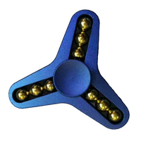 ECUBEE Hand Spinner 9-Ball Blue Fidget Spinner Finger Focus Reduce Stress Gadget