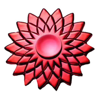 ECUBEE Hand Spinner ABS Water Hibiscus Spinner Fidget Finger Focus Reduce Stress Gadget
