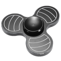ECUBEE Hand Spinner Aluminium Alloy Black Fidget Spinner Finger Focus Reduce Stress Gadget