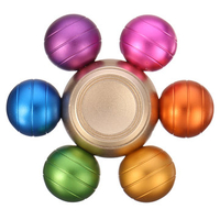 ECUBEE Hand Spinner Colorful 6-Ball Fidget Spinner Finger Focus Reduce Stress Gadget