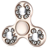 ECUBEE Hand Spinner Fidget Spinner with 18 Beads Gold Finger Focus Reduce Stress Gadget