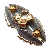 ECUBEE Hand Spinner Zinc Alloy Fidget Gadget Silver Beetle Finger Focus Reduce Stress Gadget
