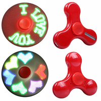 ECUBEE Intelligent LED APP Control EDC Hand Spinner USB Chargeable Fingertips Gyro Gadget