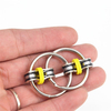 EDC Chain Fidget Hand Spinner Key Ring Reduce Stress Gadget