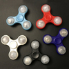 EDC Hand Spinners LED Light Tri-Spinner Finger Spinner Focus Reduce Stress Gadget 4 Colors
