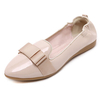 Egg Roll Folded Butterflyknot Pointed Toe Flat Shoes