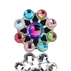 Eight Beads Round Diamond Rotating Fidget Cube Hand Spinner ADHD Autism Reduce Stress Toys