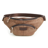Ekphero Genuine Leather Chest Bag Leisure Retro Waist Bag Crossbody Bag For Men