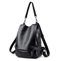 Ekphero Genuine Leather Multifunctional Crossbody Bag Shoulder Bags Backpack