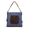 Ekphero Women Men Canvas Casual Outdoor Shopping Handbag Shoulder Bag