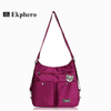 Ekphero Women Nylon Cute Cat Multi-pocket Shoulder Bags Crossbody Bags Backpack