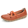 Elastic Band Comfy Slip On Pure Color Soft Flat Casual Shoes