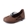 Elastic Band Slip On Comfortable Moccasins Flat Casual Shoes