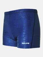 Elastic Breathable Quick Dry Water Repellent Boxer Trunk Swimsuits Plus Size for Men