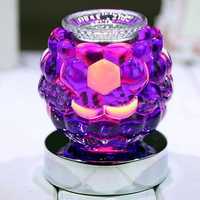 Electric Scented Warmer Lamp Wax Burner Bulb Fragrance Diffuser Purple Living Room Home Decor