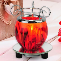 Electric Scented Warmer Lamp Wax Burner Bulb Fragrance Diffuser Red Home Decor