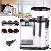 Electric Stainless Steel Coffee Bean Spice Grinder Mill US Plug Kitchen Bar Tool