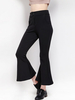 Elegant High Waist Slim Chiffon Wide Leg Flare Women Pant
