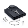 Elegant Jewelry Set Luxury Bowknot Zircon Necklace Bracelet Set
