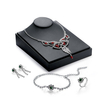 Elegant Jewelry Set Tassel Bowknot Zircon Necklace Earrings Set