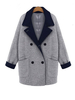 Elegant Lapel Buttons Pocket Coat Cardigan Outwear For Women