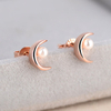 Elegant Pearl Earrings Moon Sweet Earrings for Women Gift