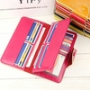 Elegant PU Leather Candy Color Wallet Card Holder Purse