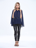 Elegant Sun-Proof Belt Two Way Chiffon Women Cape Blouse