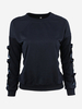 Elegant Women Bow Long Sleeve Pure Color O-neck Sweatshirts
