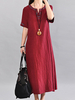 Embroidered Half Sleeve Dresses