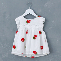 Embroidered Lace Patchwork Sleeveless O-neck Dress For Kids Girls