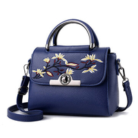 Embroidery Floral National Crossbody Bag Shoulder Bag