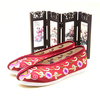 Embroidery Flower Colorful Cotton National Wind Slip On Flat Shoes