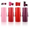 Empty Leather Makeup Brushes Holder Cosmetic Case Box Cylinder Storage Organizer 4 Colors