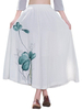 Ethnic Ink Printed Elastic Waist Vintage Women Skirt