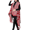 Ethnic Sleeveless Women Irregular Hem Tassels Knit Sweater Cardigan