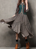 Ethnic Style Meticulous Print Dresses