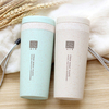 Euro-American Wheat Straw Vacuum Insulation Drinkware Double Insulation Coffee Tea Mug Water Bottle